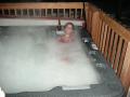 rachel in hot tub